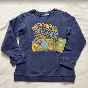 New kids M Parks Project youth national parks whirled crewneck sweatshirt